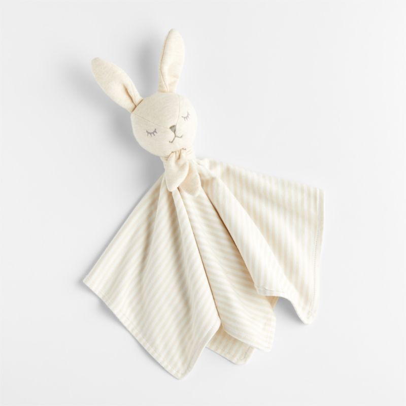 Sleepy Bunny Modern Baby Lovey Blanket | Crate & Kids | Crate & Barrel