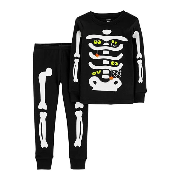Toddler Carter's Halloween Skeleton Pajama Set | Kohl's