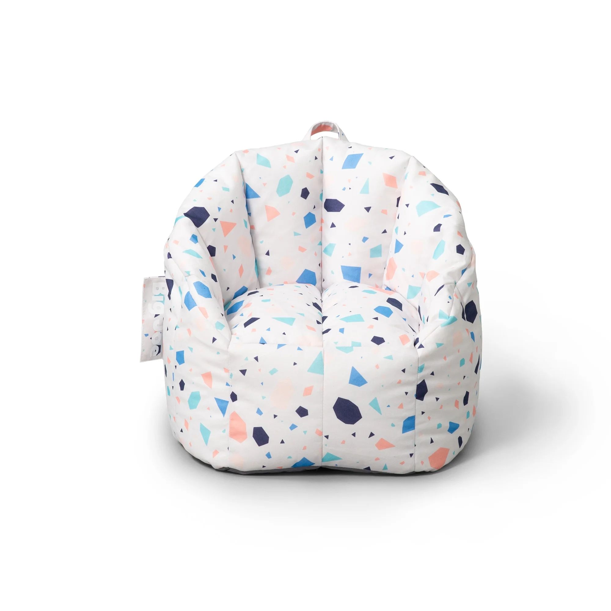 Big Joe Milano Kid's Bean Bag Chair, Dolce Terazzo Lenox, Durable Woven Polyester, 2 feet Small | Walmart (US)