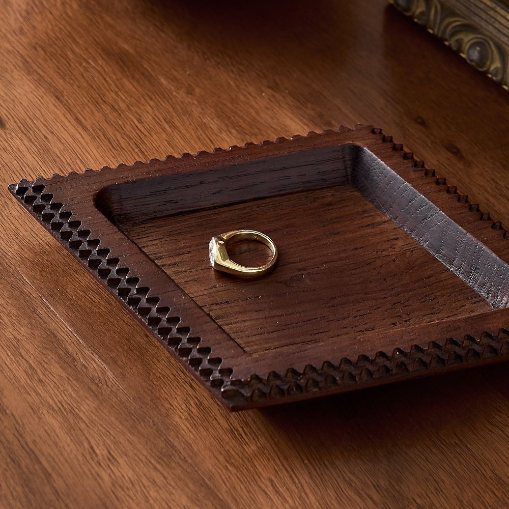 Pierce & Ward Tramp Art Trinket Tray | West Elm (US)