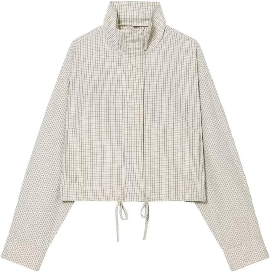 Womens Stand Collar Jacket Lightweight Casual Zip Up Coat | Amazon (CA)