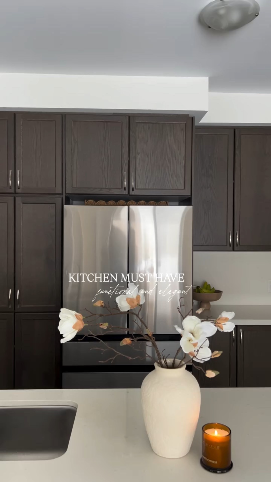 That awkward space above your fridge doesn’t have to be forgotten! I have got a solution for you 🤌🏼🤩

Sometimes all it takes is one intentional piece — a tray that’s both pretty and functional, to turn empty space into something styled and useful. Loving the elevated look! 

〰️ Follow + Comment SHOP for links 🔗

#storage #homeswithpurpose #modernorganic #fyp #stylinginspiration

#LTKcanada #LTKstyletip #LTKhome