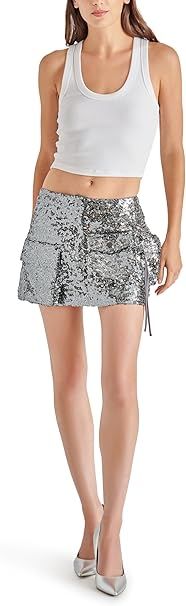 Steve Madden Apparel Women's Evalina Mini Skirt | Amazon (US)