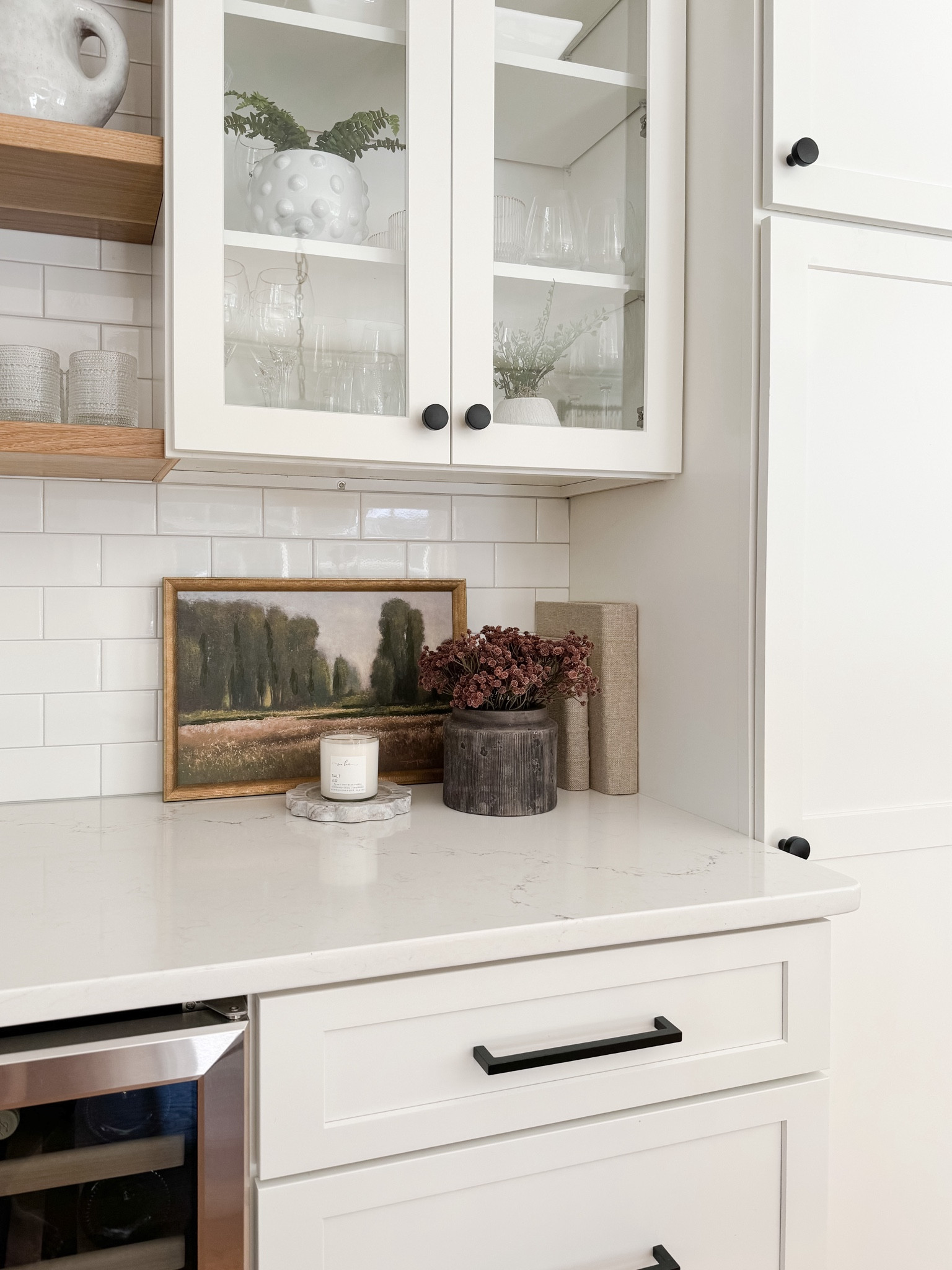 Vase, kitchen fall home decor, home decor, wall art, kitchen shelf styling , faux florals 

#LTKhome #LTKfindsunder50 #LTKstyletip