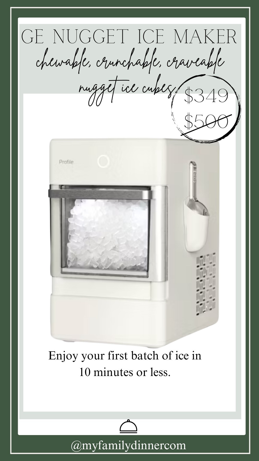 Big sale on the GE nugget ice maker.  We love this neutral color and perfect chewable ice nuggets! 
On sale this week @targett

#LTKSaleAlert #LTKHome #LTKGiftGuide