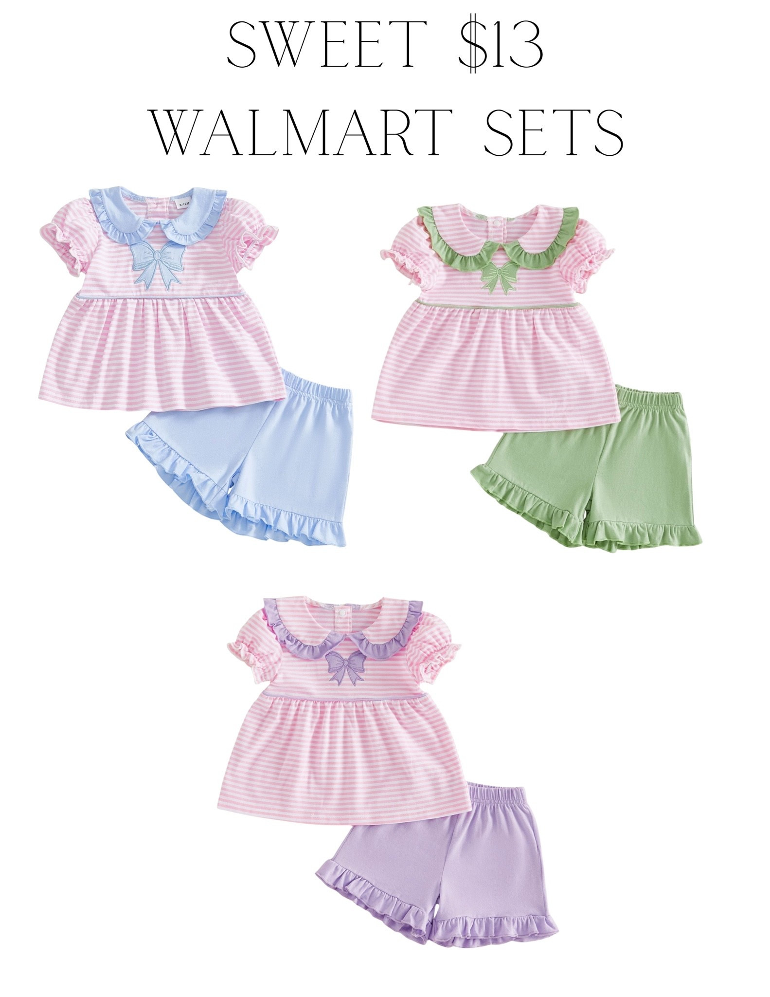 How sweet are these little sets from @walmart

#LTKKids #LTKBaby #LTKSeasonal
