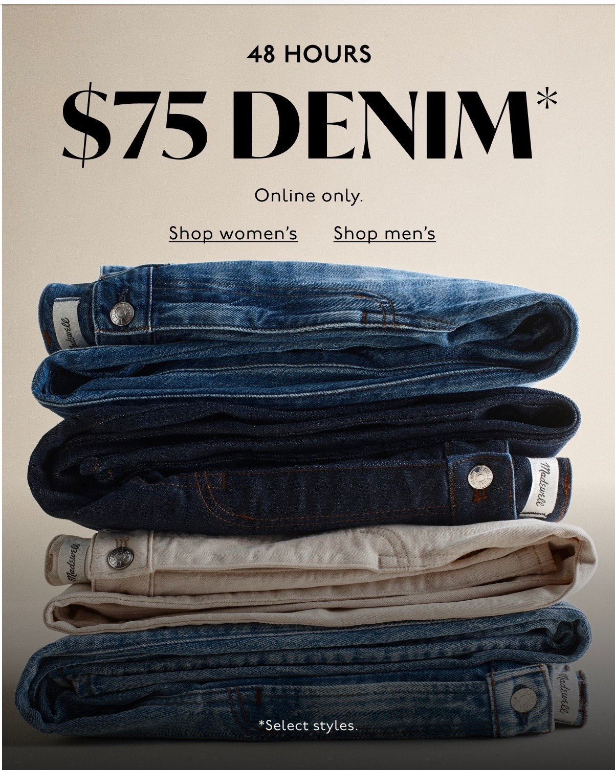 Jeans only $75 for the next 48 hours, and these are some of my favorites  

#LTKFindsUnder100 #LTKGiftGuide #LTKSaleAlert