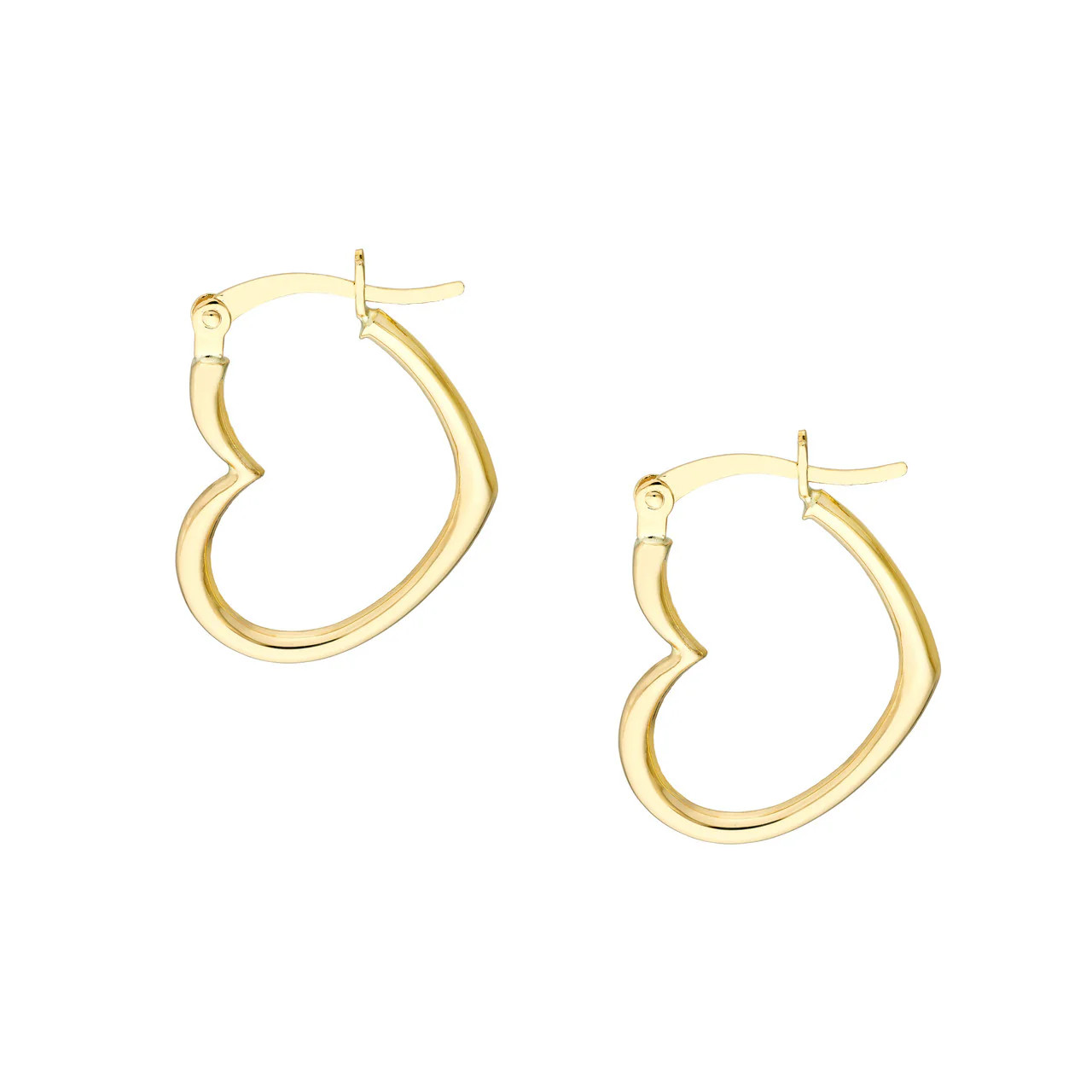 Heart Hoop Earrings | The Goldn Company