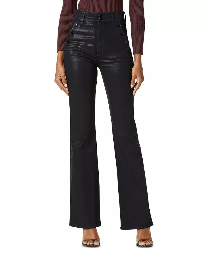 The Georgia Bootcut Coated Jeans in Black | Bloomingdale's (US)