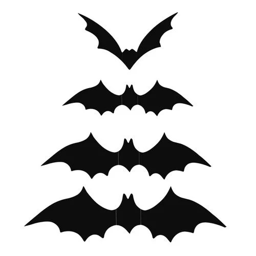 KABOER Halloween Party Supplies, 12Pcs PVC 3D Bat Suit, Halloween Eve Realistic Scary Home Room W... | Walmart (US)