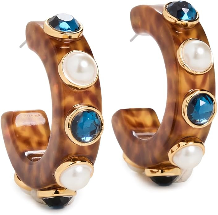 Lele Sadoughi Women's Wanderer Hoop Earrings | Amazon (US)