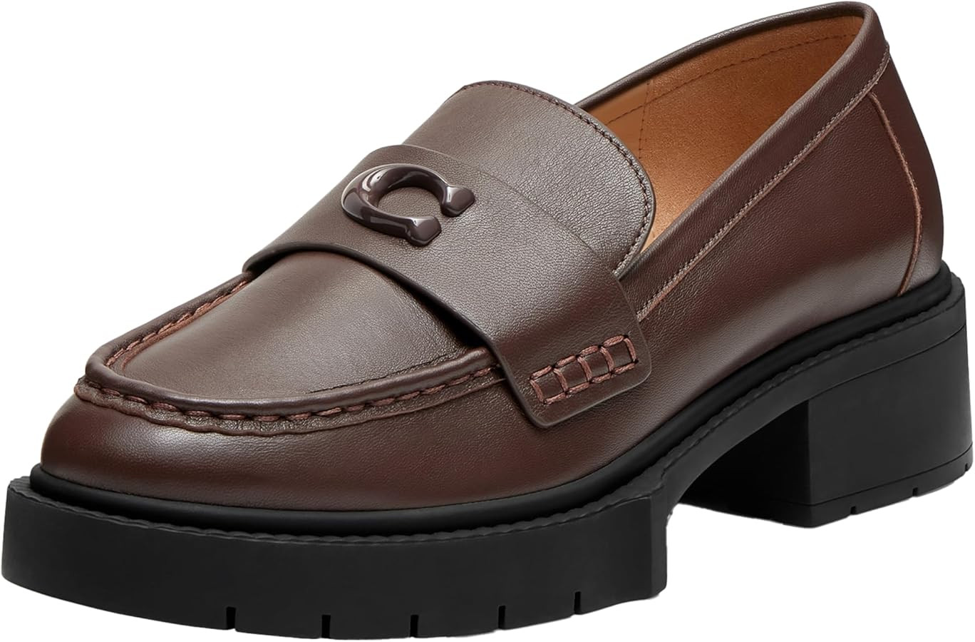 Coach Women's Leah Leather Loafer | Amazon (US)