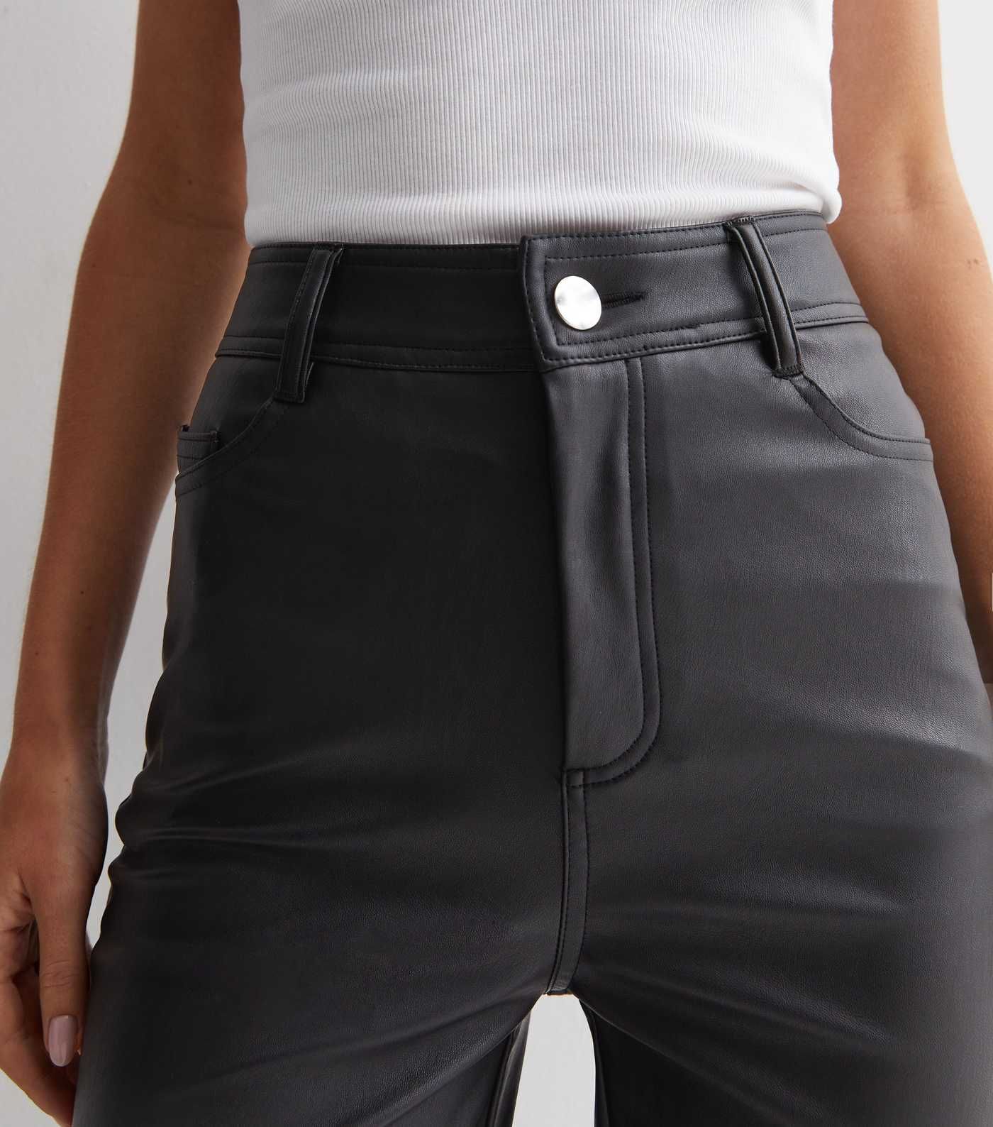 Black Leather-Look Western Trousers
						
						Add to Saved Items
						Remove from Saved Items | New Look (UK)