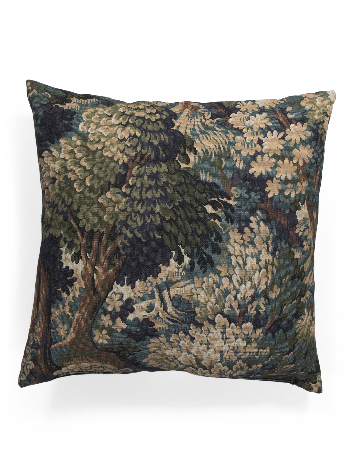 Made In Usa 22x22 Into The Woods Tapestry Oversized Luxe Pillow | TJ Maxx
