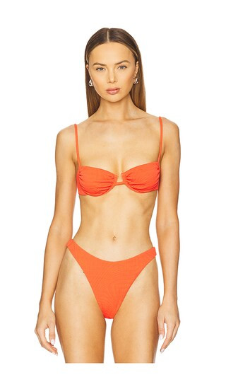 Gabriel Bikini Top in Campari | Revolve Clothing (Global)
