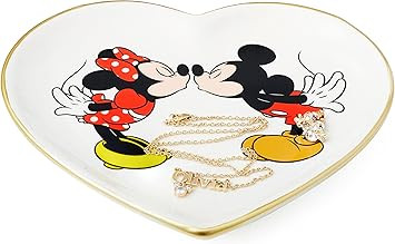 Disney Princess Trinket Tray - Favorite Princesses Ceramic Jewelry Dish Ring Holder with Cinderel... | Amazon (US)