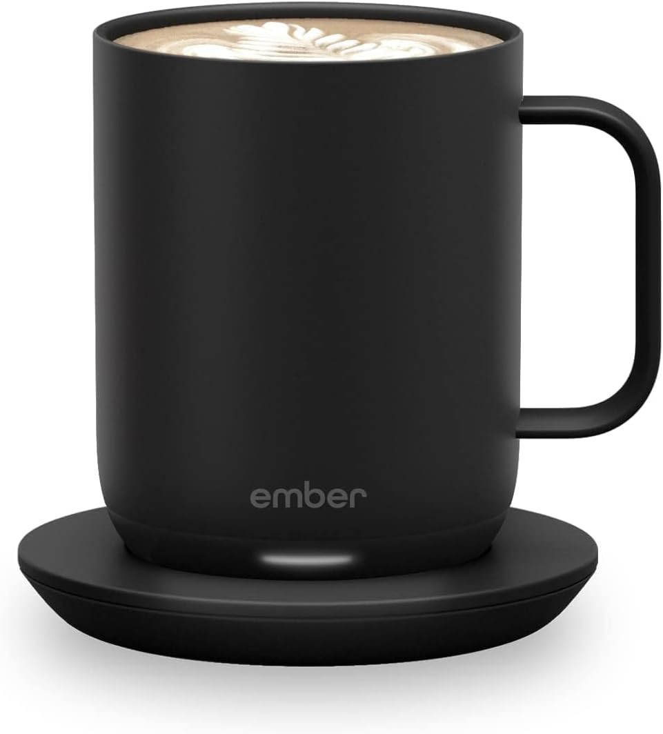 Ember Temperature Control Smart Mug 2, 10 Oz, App-Controlled Heated Coffee Mug with 80 Min Battery Life and Improved Design, Black | Amazon (US)