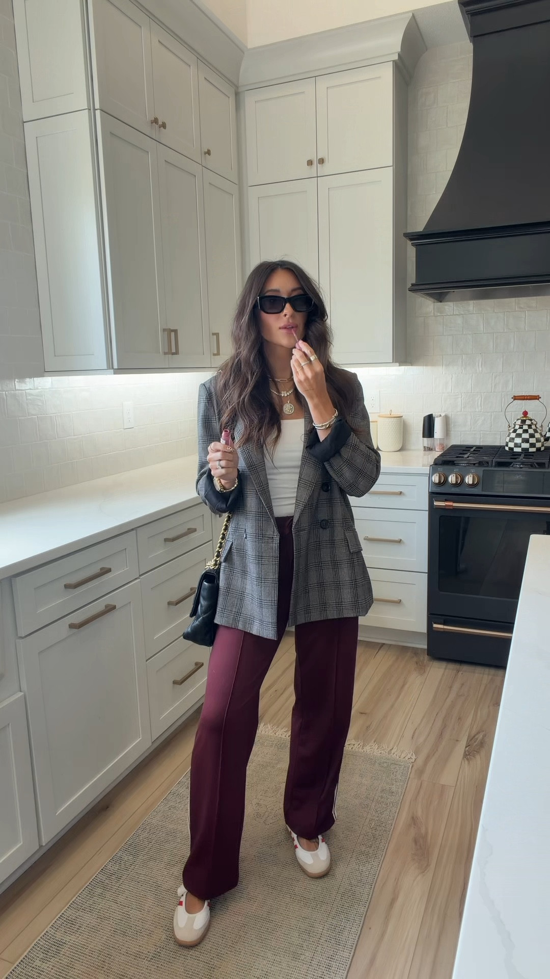 Track pants & a blazer outfit! Elevated track pants fit

#LTKStyleTip #LTKFallSale #LTKActive