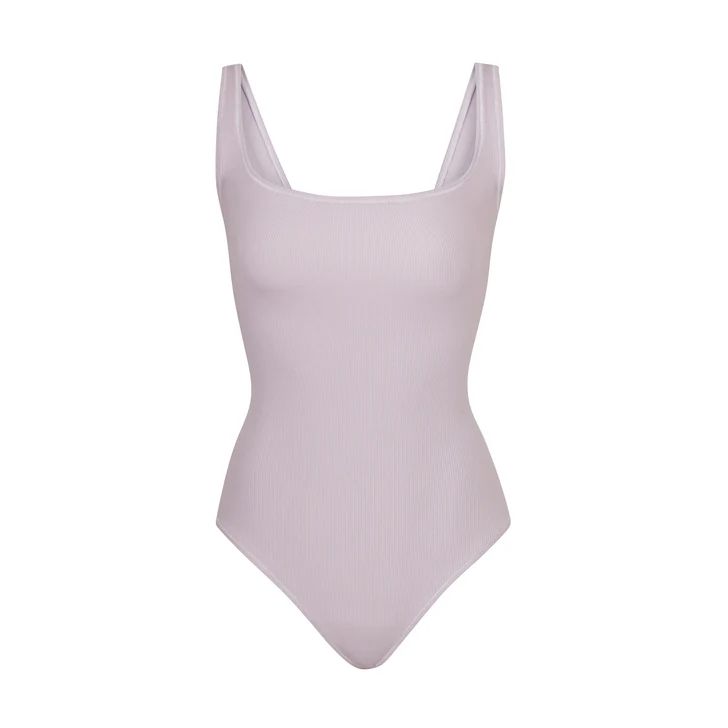 COTTON RIB BODYSUIT | BONE | SKIMS (US)