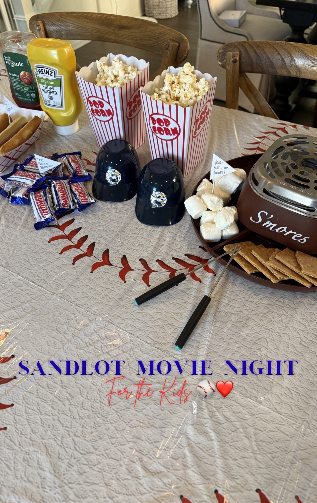I setup a little Sandlot movie night spread fo my boys and they loved it ❤️⚾️ Still one of my favorites! 

Movie night for kids, kids snacks, baseball movie night, baseball party for kids, baseball theme snacks


#LTKmomlife #LTKSeasonal #LTKKids
