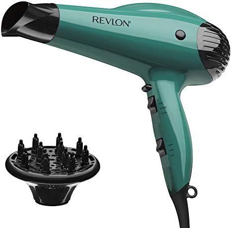 Revlon Volume Booster Hair Dryer | 1875W for Voluminous Lift and Body, (Green) | Amazon (US)