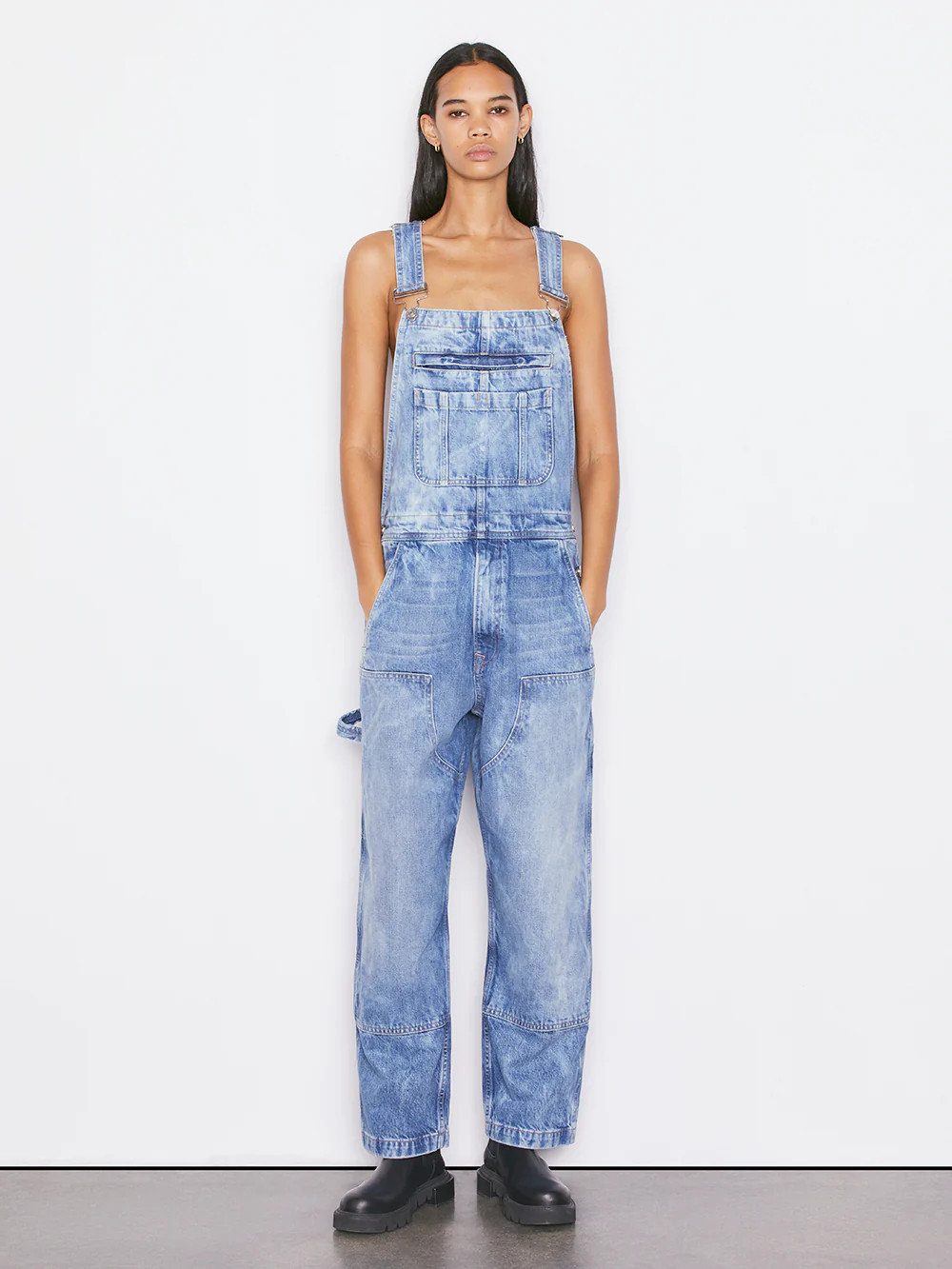 Utility Patch Overall -- Waterway | Frame Denim