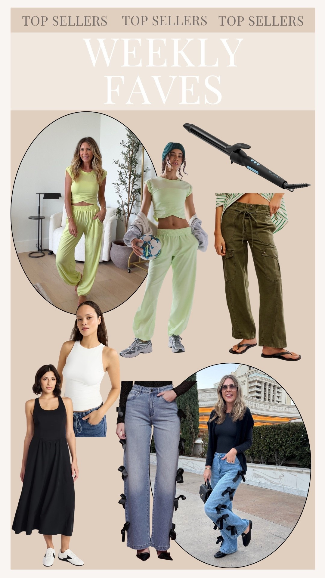 Last week’s best sellers!

Matching set, bow jeans, active dress, long barrel curling iron, spring style 

#LTKootd #LTKSeasonal #LTKSaleAlert