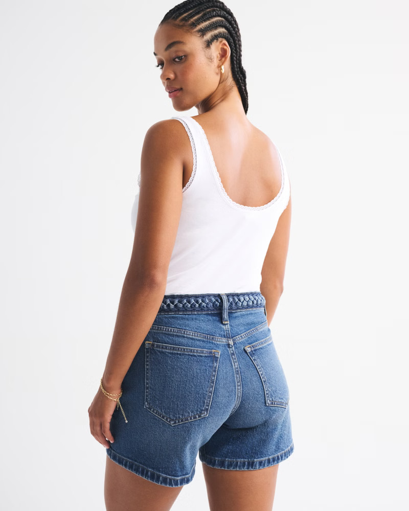 Curve Love High Rise Dad Short | Abercrombie & Fitch (US)