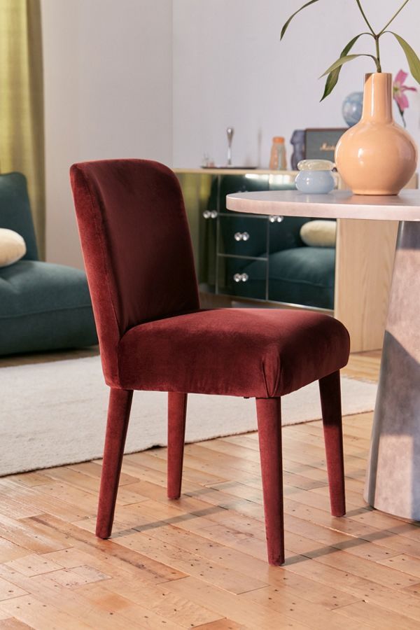 Elia Velvet Dining Chair | Urban Outfitters (US and RoW)
