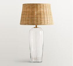 Carter Woven Table Lamp (18"-29") | Pottery Barn (US)