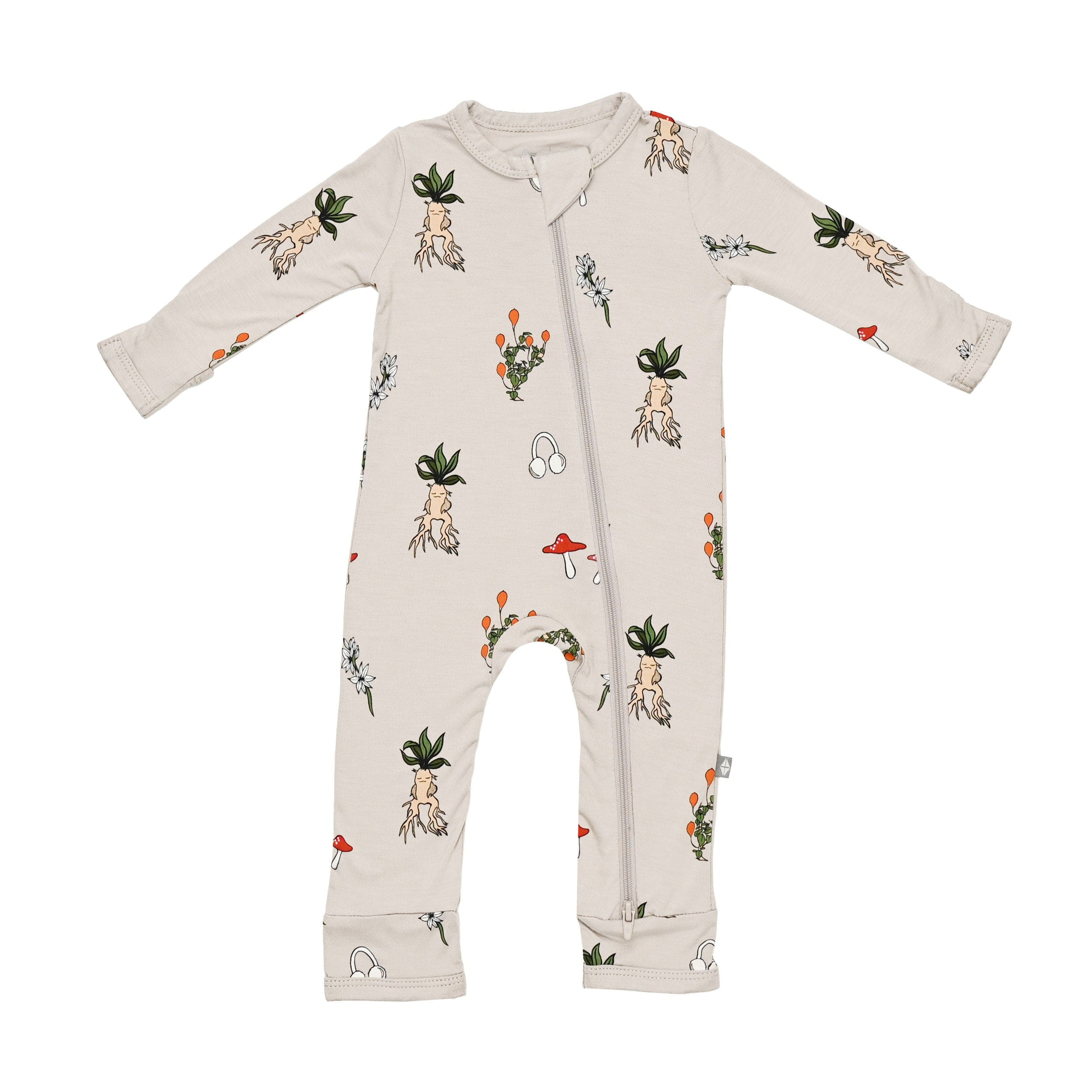 Zippered Romper in Herbology | Kyte BABY