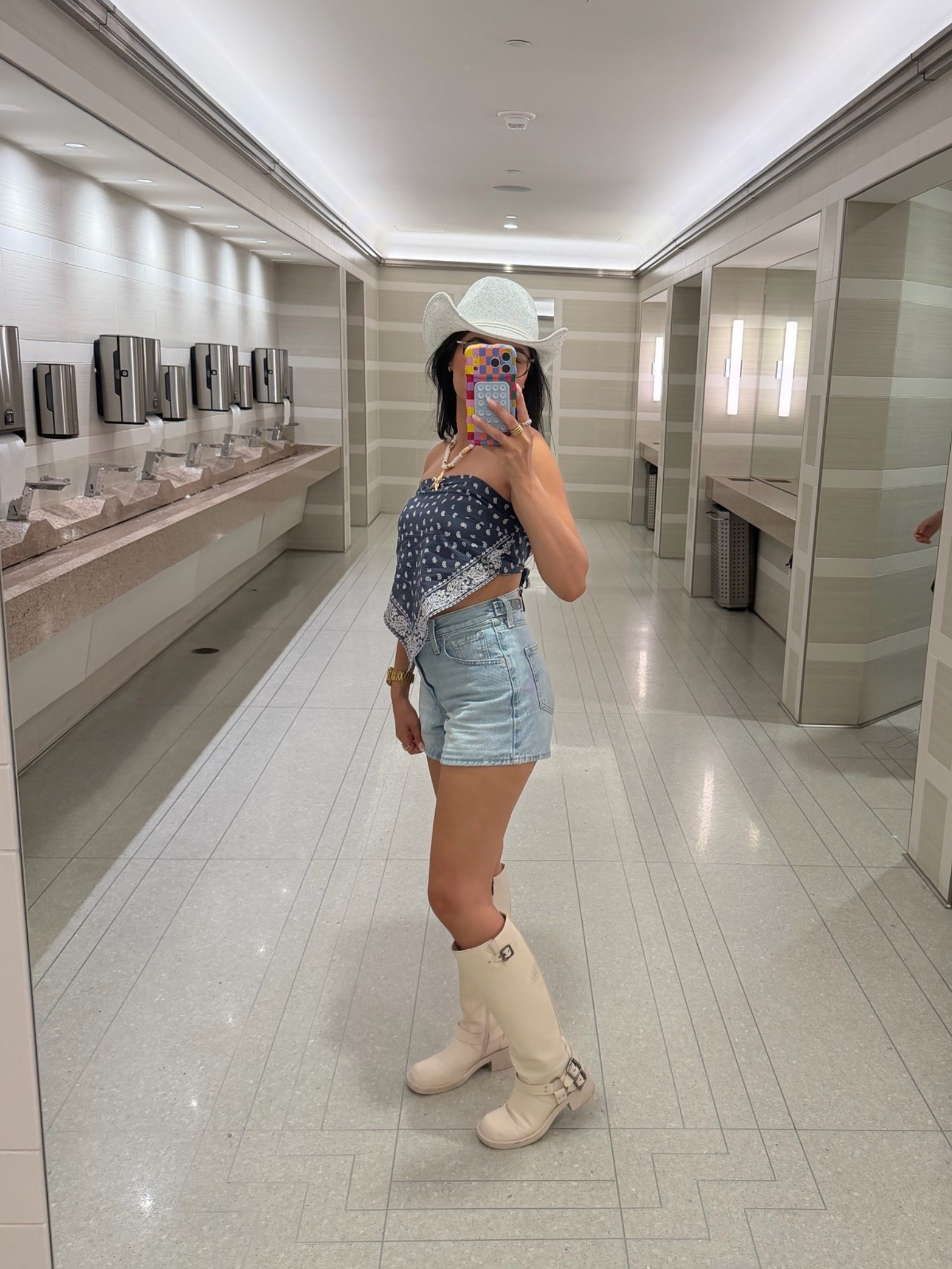 summer country concert look lately🤎 the perfect mix of cute + comfy for warm nights, live music, and dancing with your girls✨ sharing all the outfit details linked here

summer country concert outfit, country concert outfit ideas, western inspired outfit, Nashville style, cowboy boots outfit, summer fashion finds, denim concert outfit, girls night outfit, neutral western style, trendy concert look, country chic outfit, casual summer style, LTK fashion finds

#LTKgrwm #LTKootd #LTKSeasonal