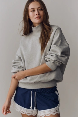 LSPACE Crush High-Neck Sweatshirt | Anthropologie (US)