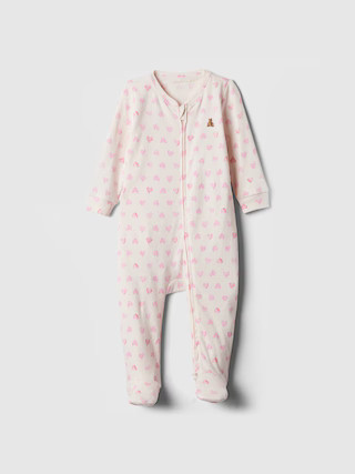 Baby Two-Way Zip Heart One-Piece | Gap Factory