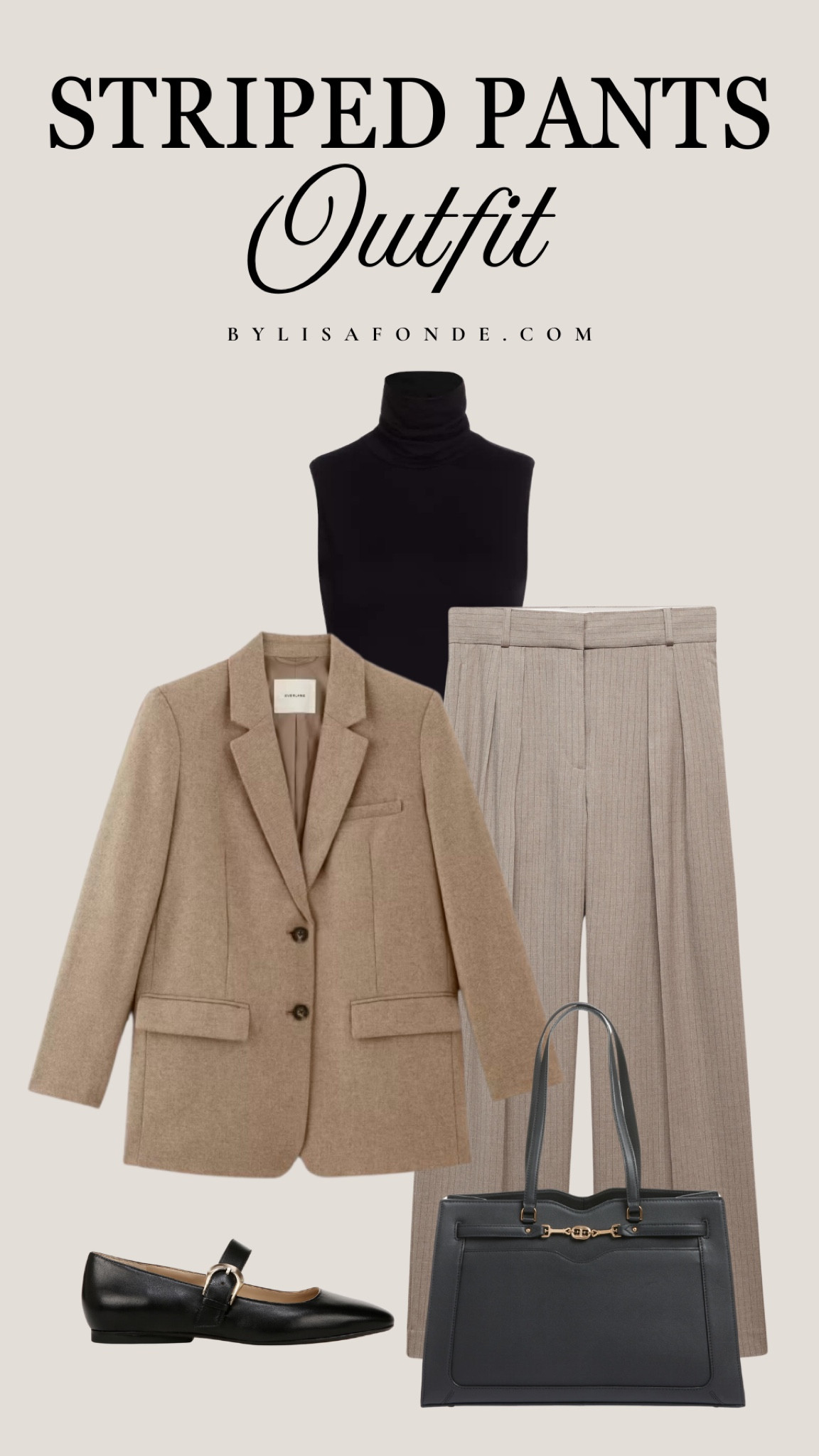 Beige striped pants outfit inspo

#LTKWorkwear