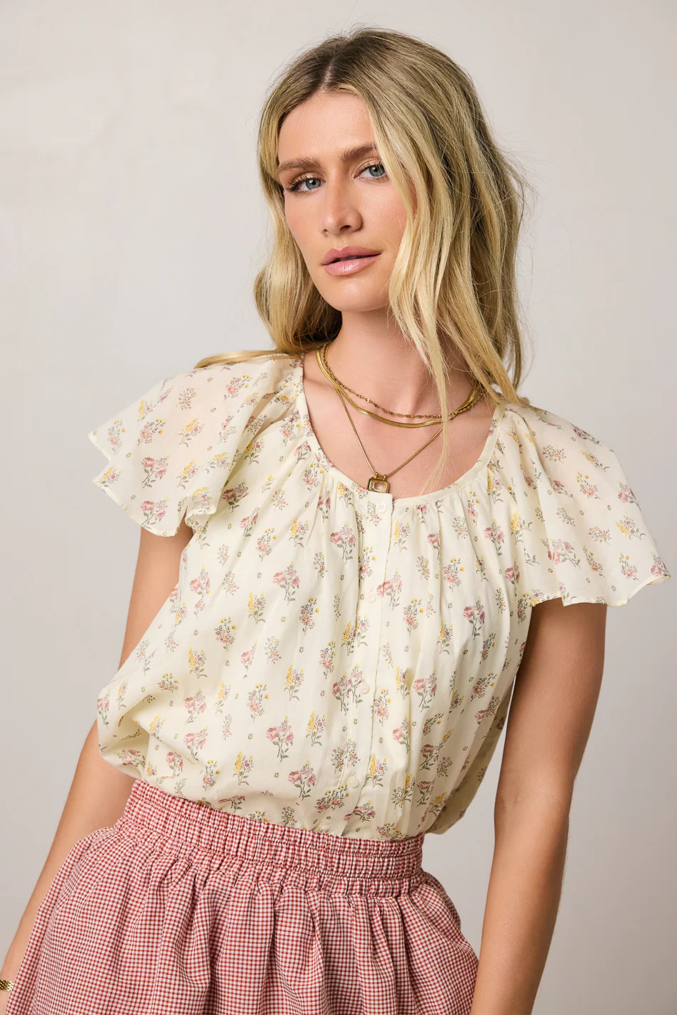 Terry Floral Blouse - FINAL SALE | Böhme US