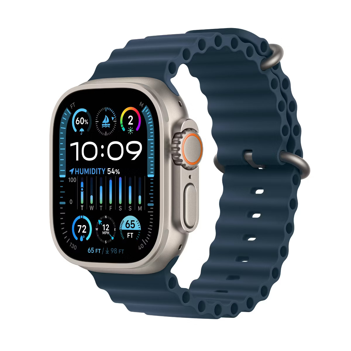 Apple Watch Ultra 2 GPS + Cellular Titanium Case with Ocean Band | Target
