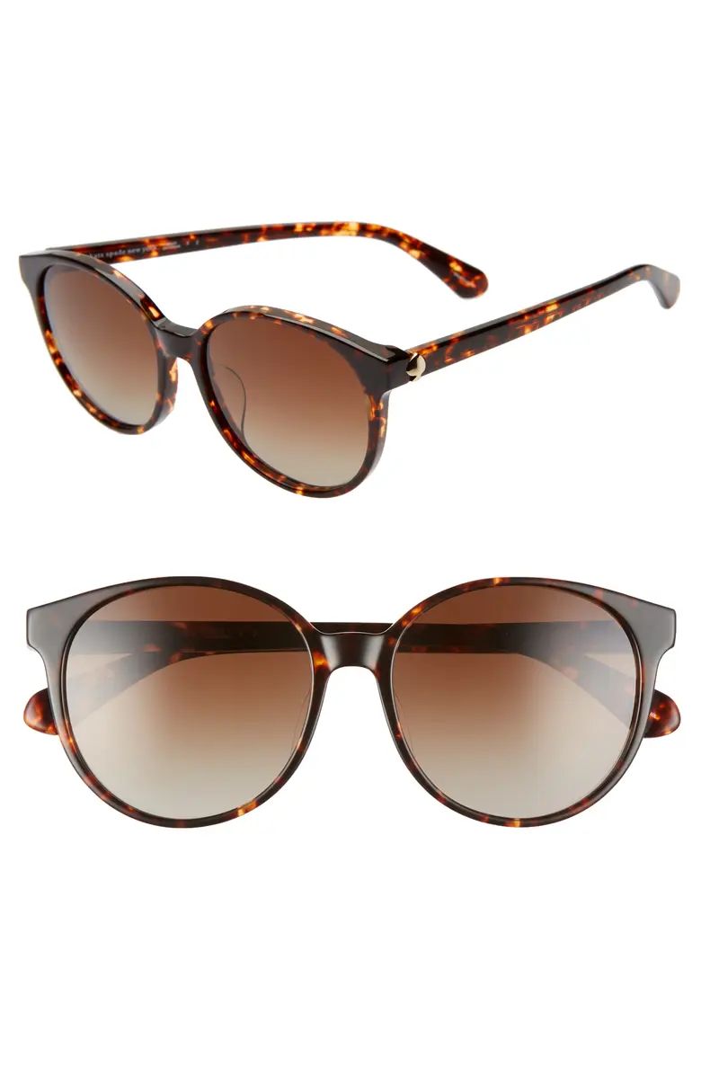 eliza 55mm polarized round sunglasses | Nordstrom Rack