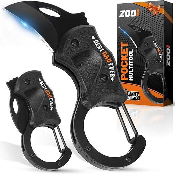 Fathers Day Gift for Husband Dad, Gifts for Men Pocket Carabiner Gadgets, Fathers Day Gift from D... | Amazon (US)
