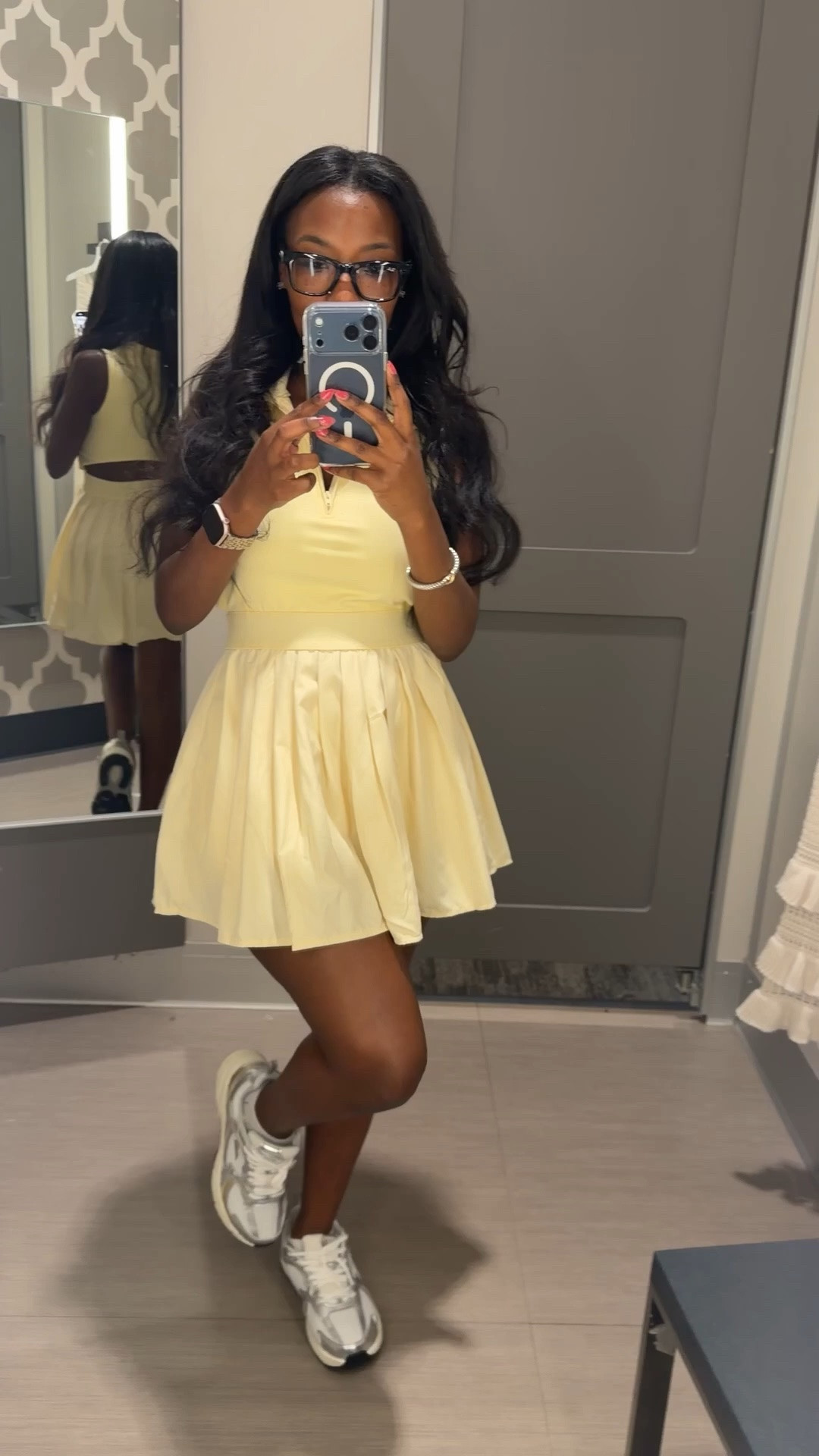 Today’s look! I love a cute tennis dress situation! It’s the best and so easy to run errands in.

#LTKootd #LTKPetite #LTKActive