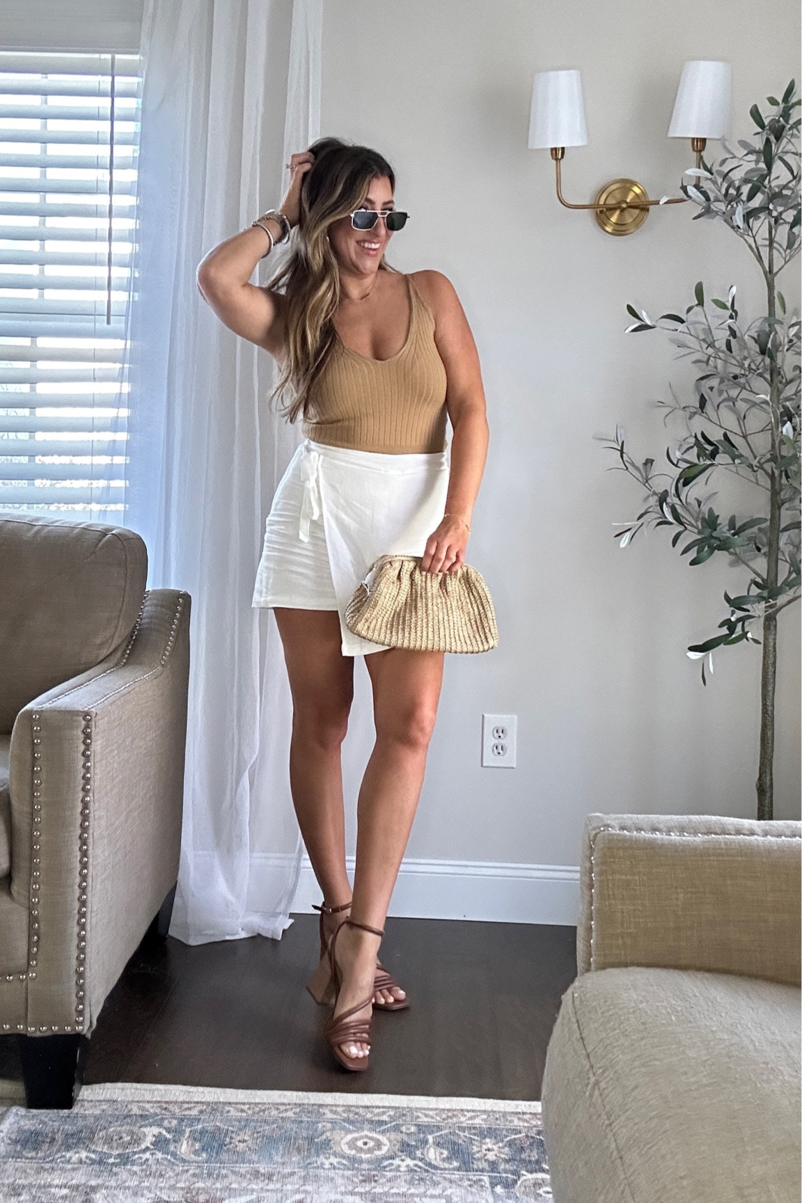 White skort and sweater tank for spring. Use my code LAURENHORN for 20% OFF @petalandpup! Applies to top, skort, earrings, bag and earrings!
Good site wide. 👏🏼

Wearing meds!

Tap below to shop and follow for more! 

#LTKSeasonal #LTKtravel #LTKstyletip