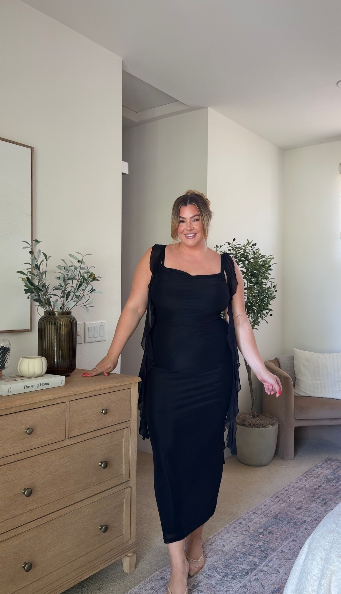 wedding guest dress!! wearing this in an xl 🖤

#LTKSeasonal #LTKWedding #LTKStyleTip