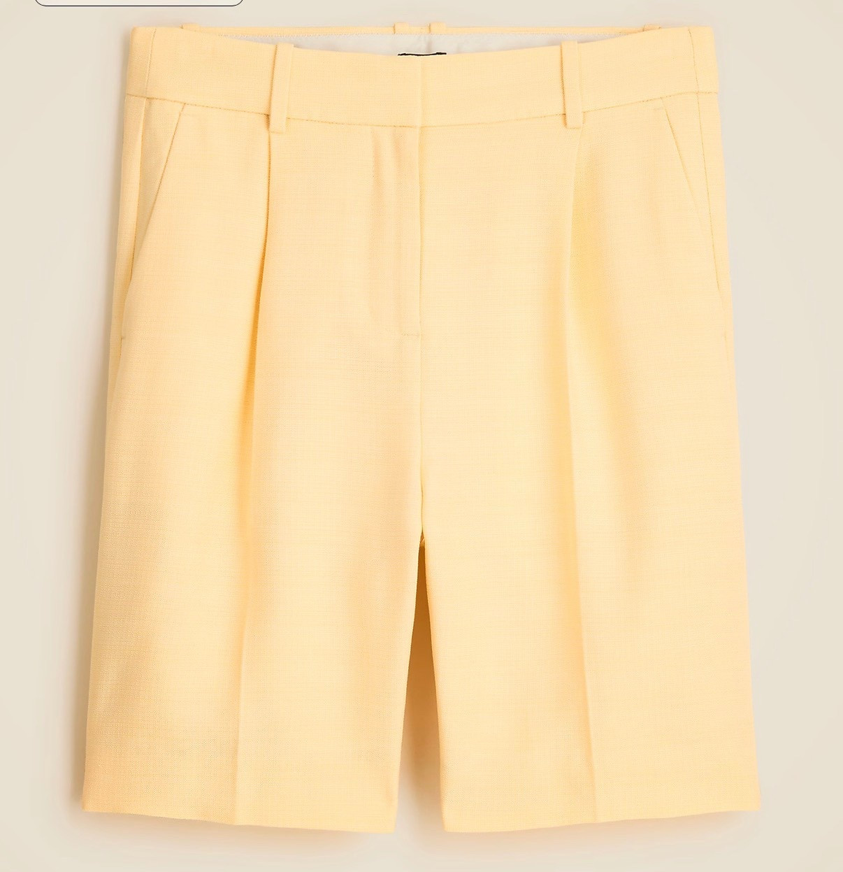 Butter yellow shorts on sale!  

#LTKOver40 #LTKSaleAlert