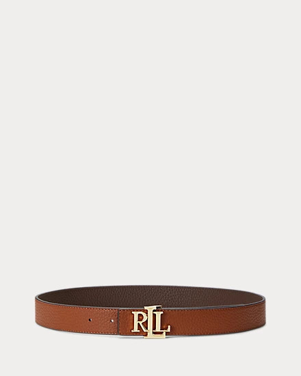 Logo Reversible Pebbled Leather Belt | Ralph Lauren (UK)