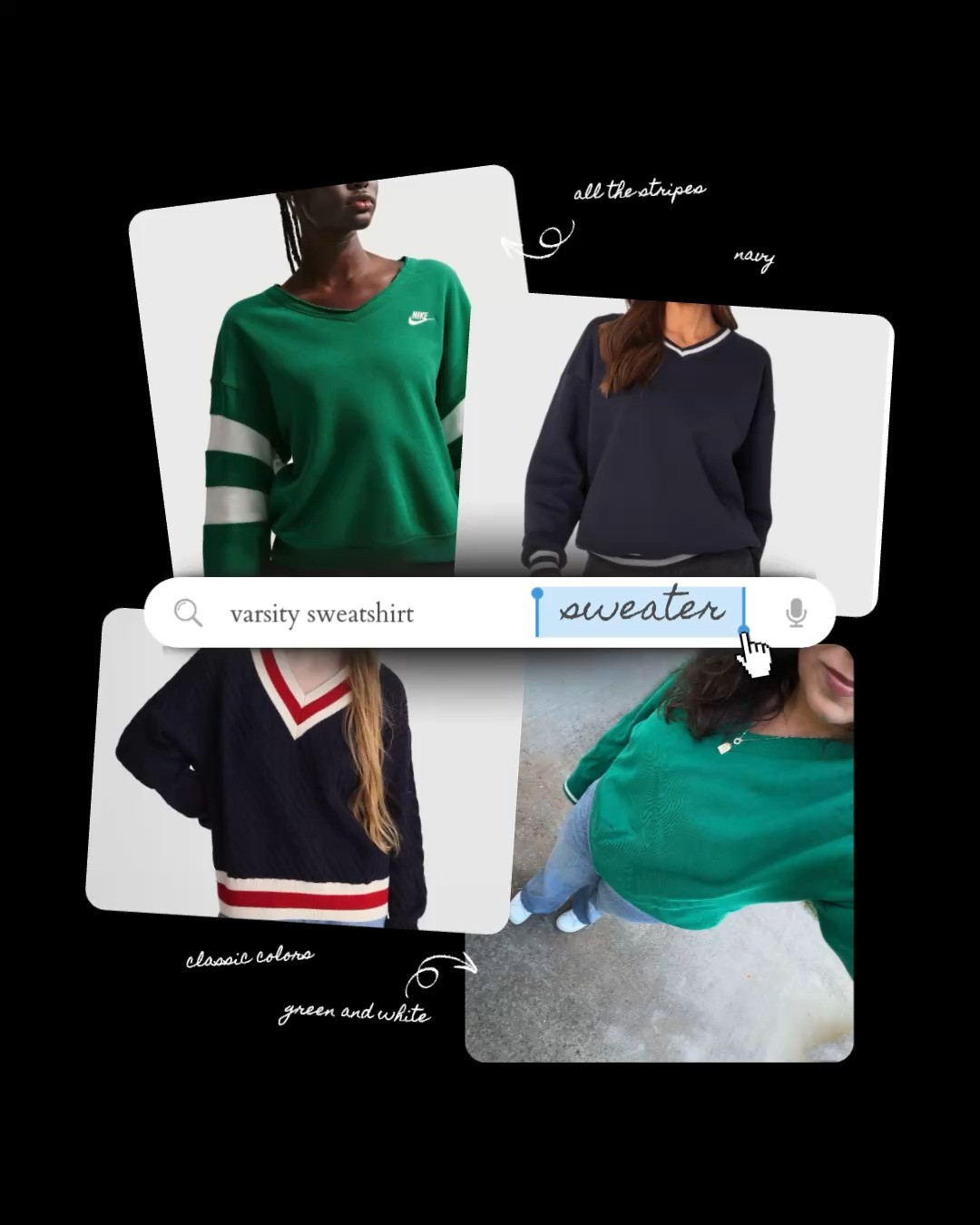 The varsity trend is still going strong… or maybe it’s just that we all still love stripes. Either way, it’s one of those classic casual styles that keeps coming back every season.
One of my favorite ways to wear this trend for summer is with a slightly oversized bright colored sweatshirt for an easy relaxed look… or swap in a lightweight striped sweater if you want something that feels a little more polished and work appropriate. Perfect with denim, shorts, or casual trousers for effortless summer style. 

 #LTKOver40 #LTKMidsize #LTKPetite