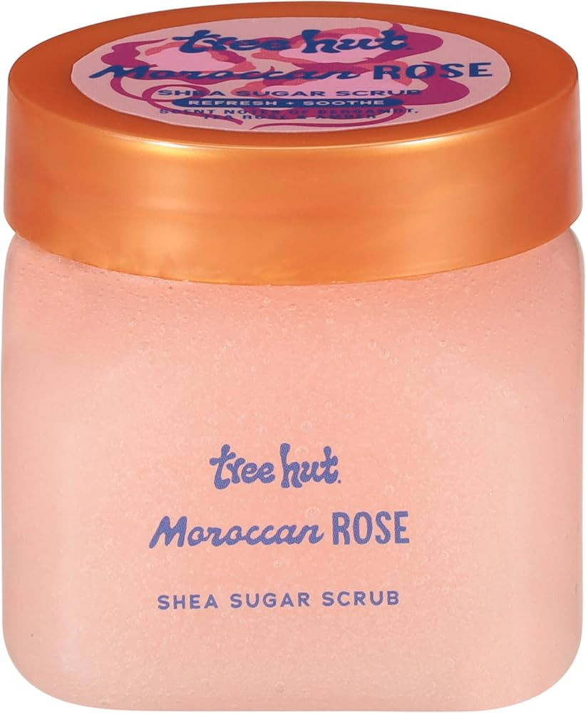 Tree Hut Mini Moroccan Rose Body Scrub, Travel Size Sugar Scrub, 3.4 Oz | Amazon (US)