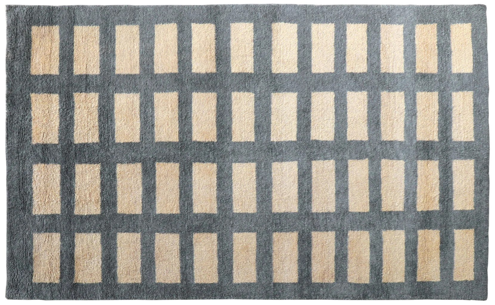Pepper
                        
                          Hand-knotted Shag Rug | Revival Rugs 