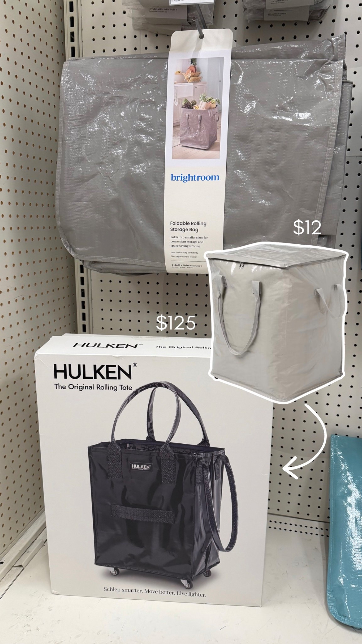 I immediately thought of another brand when I saw this Brightroom foldable roller bag! It’s MASSIVE and holds a ton of stuff. It’s great for laundry, grocery shopping, or transporting a TON of stuff from one place to another. 

#LTKSeasonal #LTKmomlife #LTKdayinmylife
