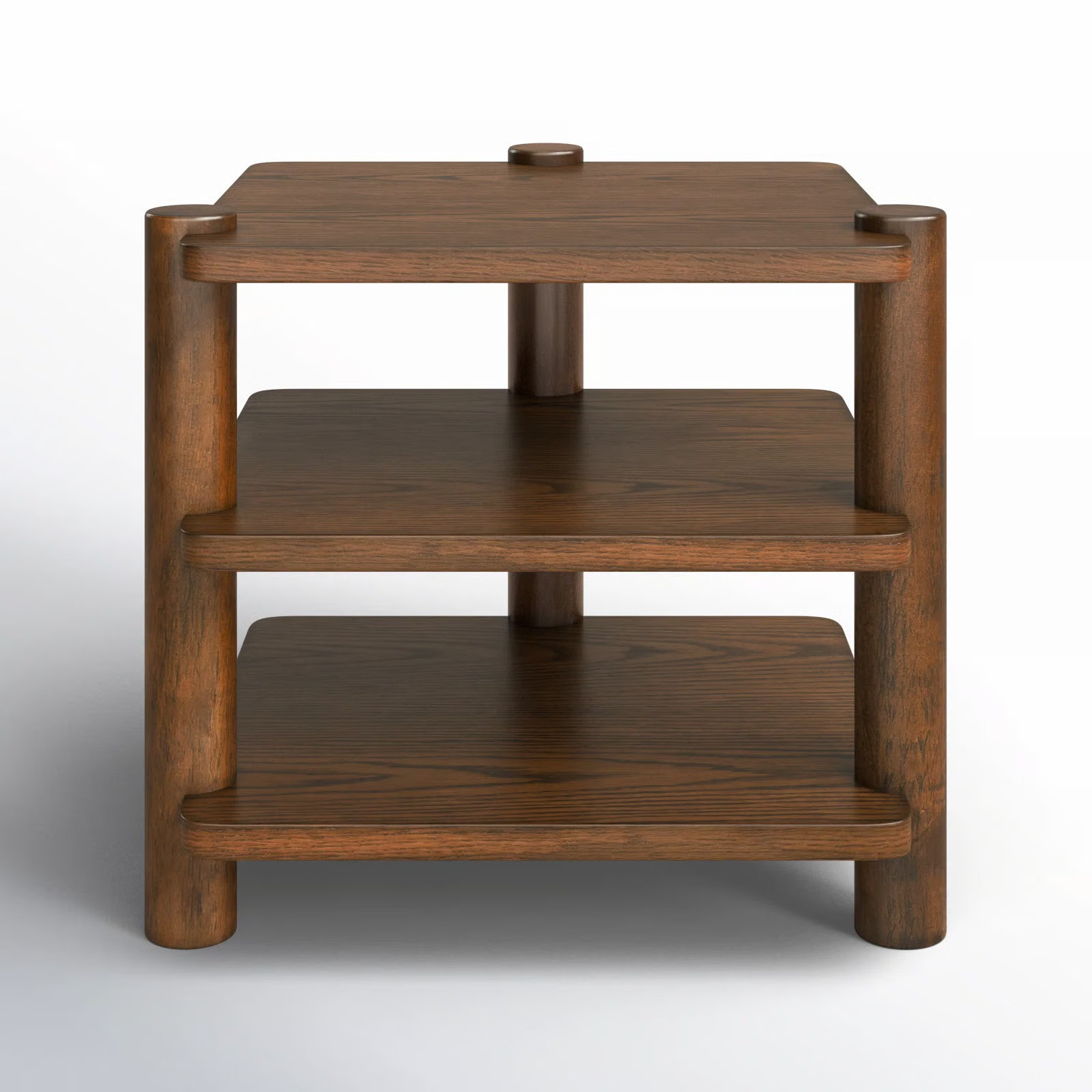 Hepburn 3 Shelf Wood Accent Table | Wayfair North America