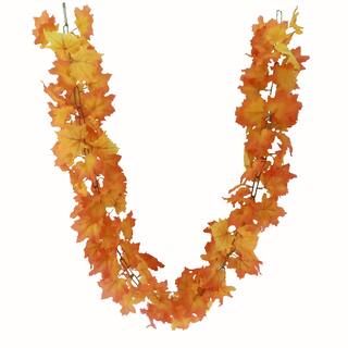 Gold Print Maple Leaf Chain Garland by Ashland® | Michaels Stores